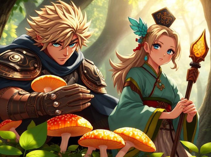 Cover art for The Distracted Hero, an adventure scenario on AI Dungeon