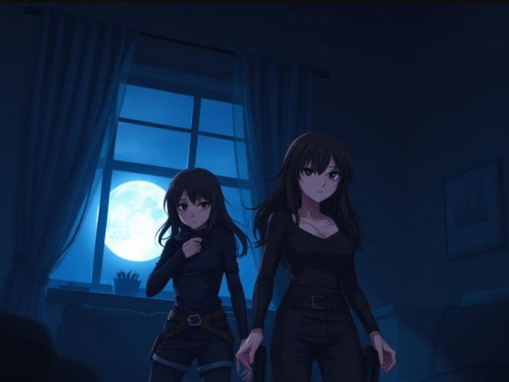 Cover art for What Have We Done?, a drama scenario on AI Dungeon
