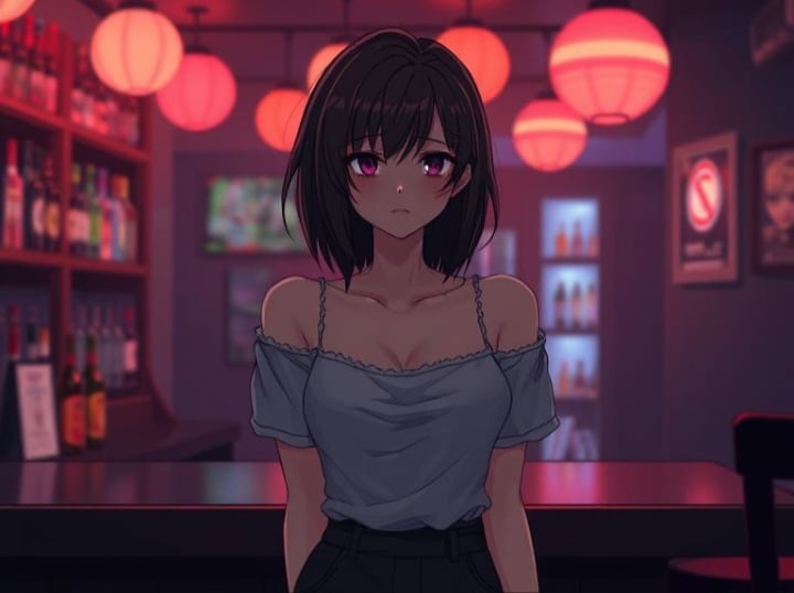 Cover art for Please, Don't Go, a drama scenario on AI Dungeon