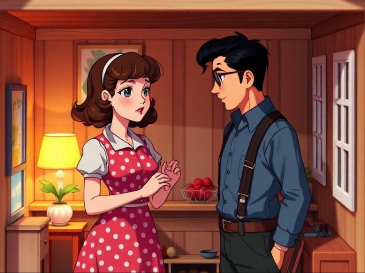 Cover art for Tiny Troubles, a comedy scenario on AI Dungeon