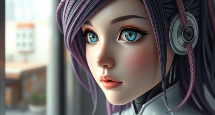 Cover art for Synthetic Choice, an android scenario on AI Dungeon