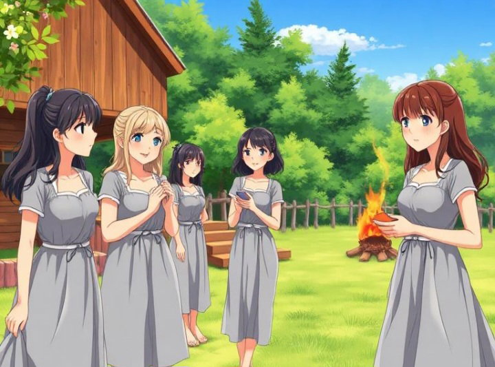 Cover art for The Christian Summer Camp for Women, a drama scenario on AI Dungeon
