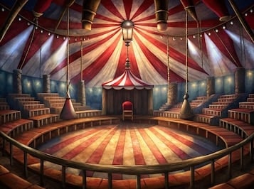 Cover art for The new Attraction, a circus scenario on AI Dungeon
