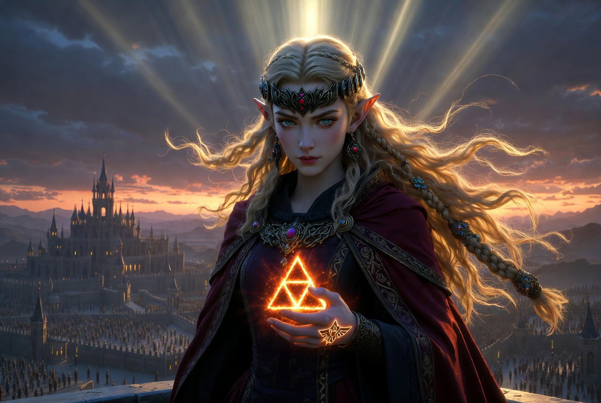 Cover art for The Legend of Zelda: Crown of Iron Law, a zelda scenario on AI Dungeon