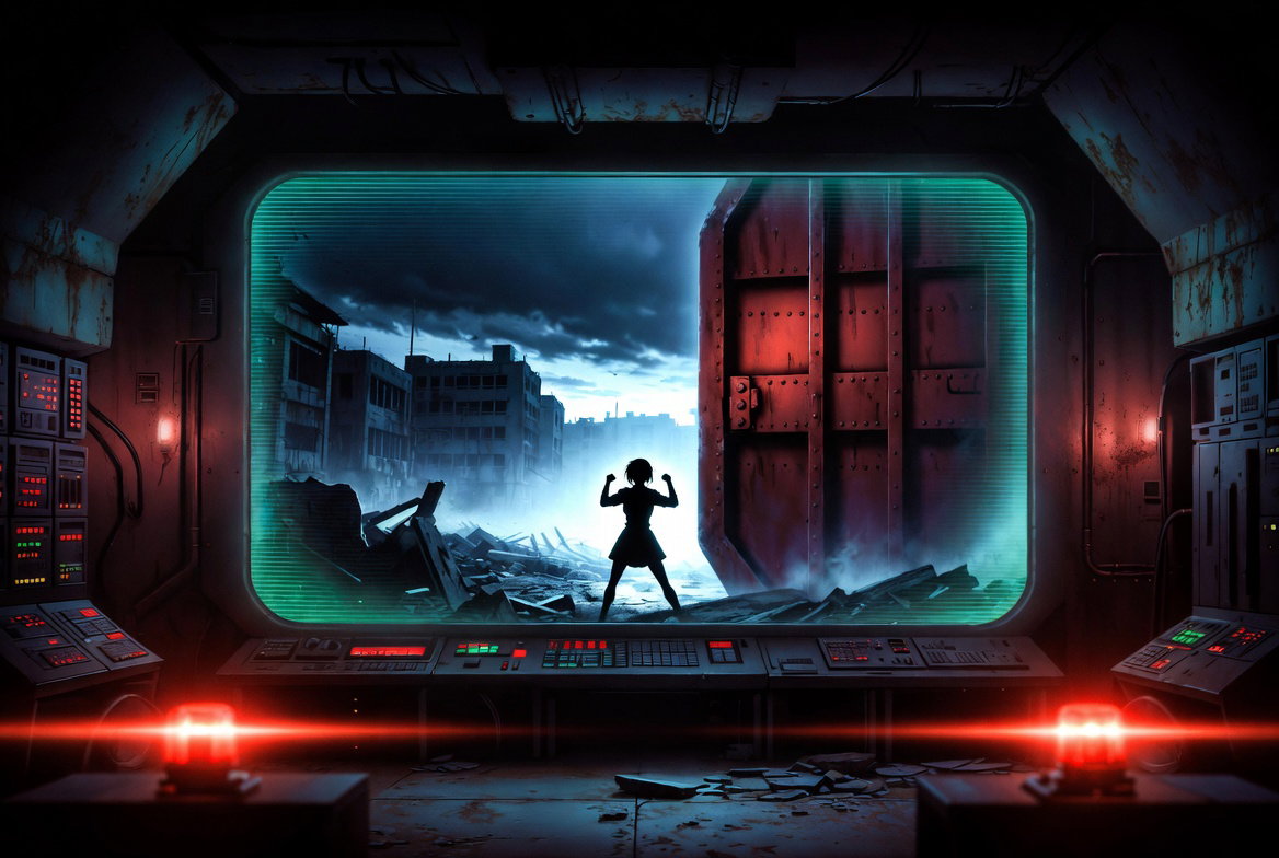 Cover art for Last Sanctuary, an apocalypse scenario on AI Dungeon
