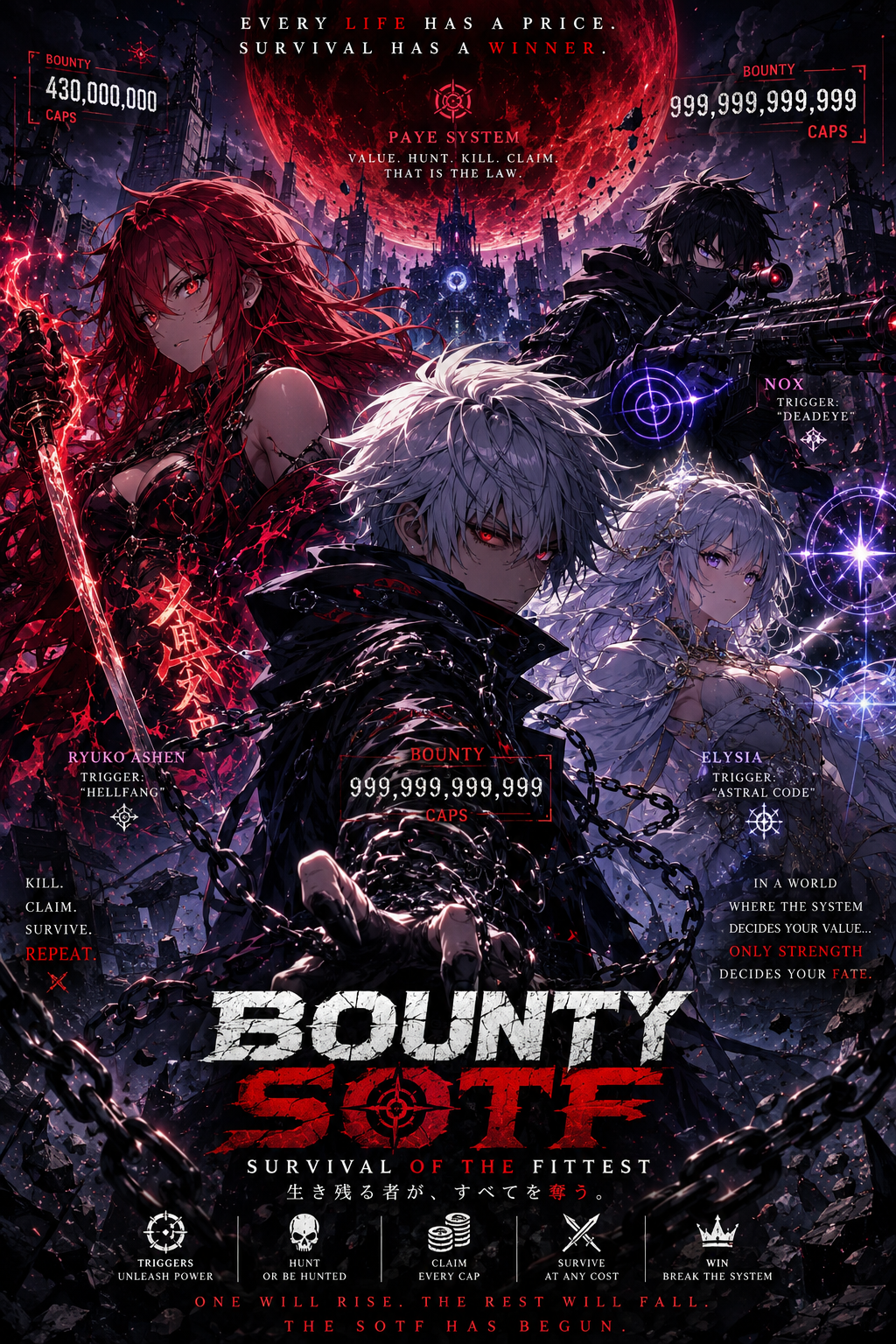 Cover art for BOUNTY SOTF, a battle royal scenario on AI Dungeon