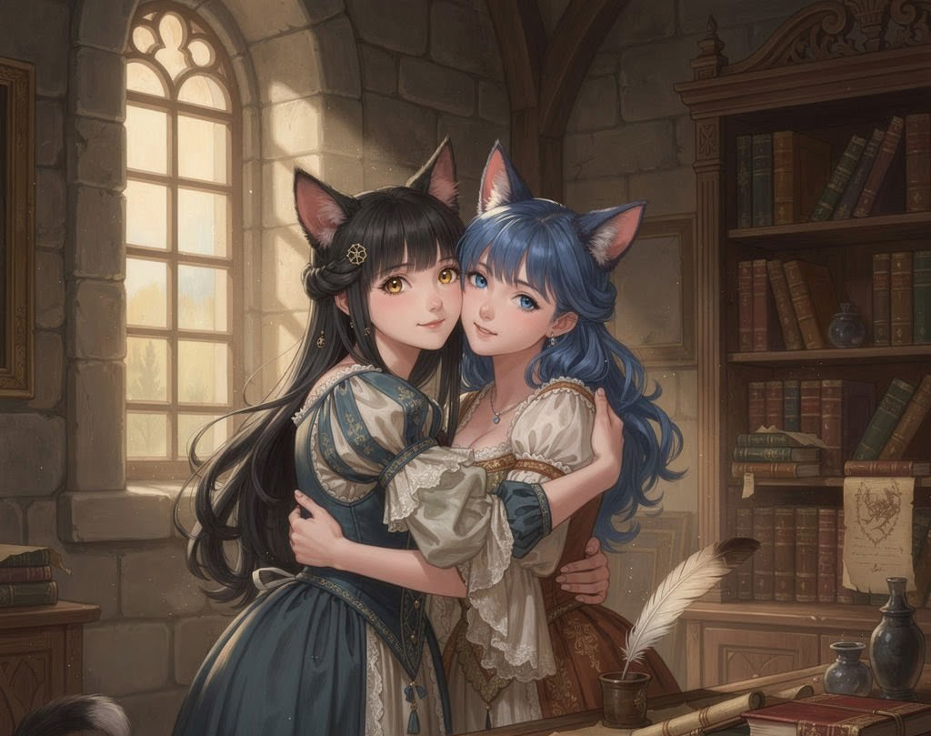 Cover art for Purrsia, a socialism scenario on AI Dungeon