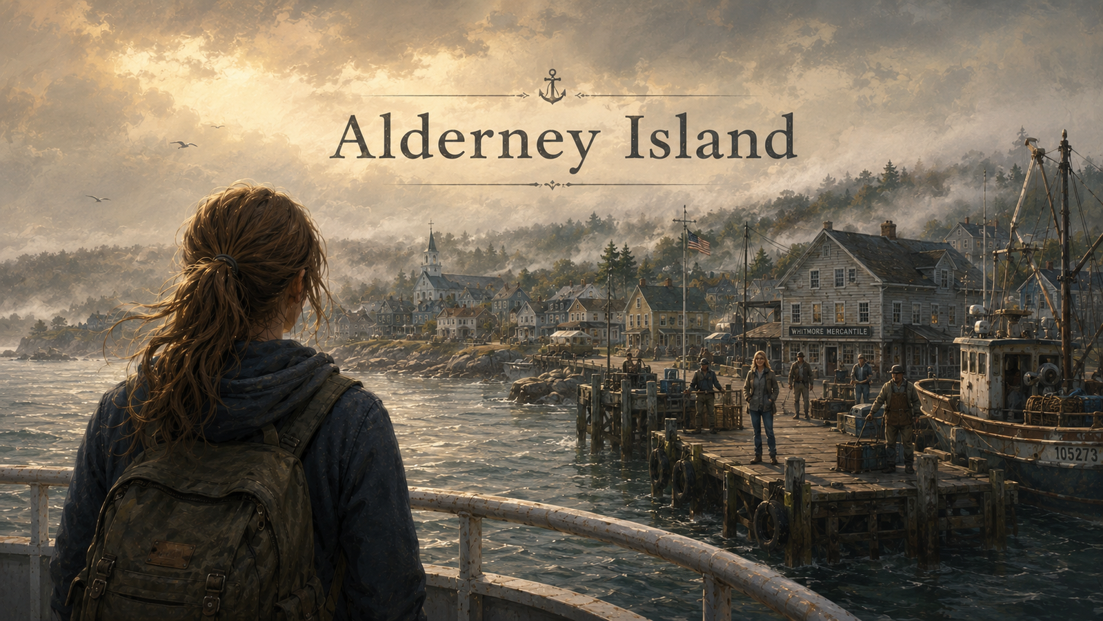 Cover art for Alderney Island, a slice of life scenario on AI Dungeon