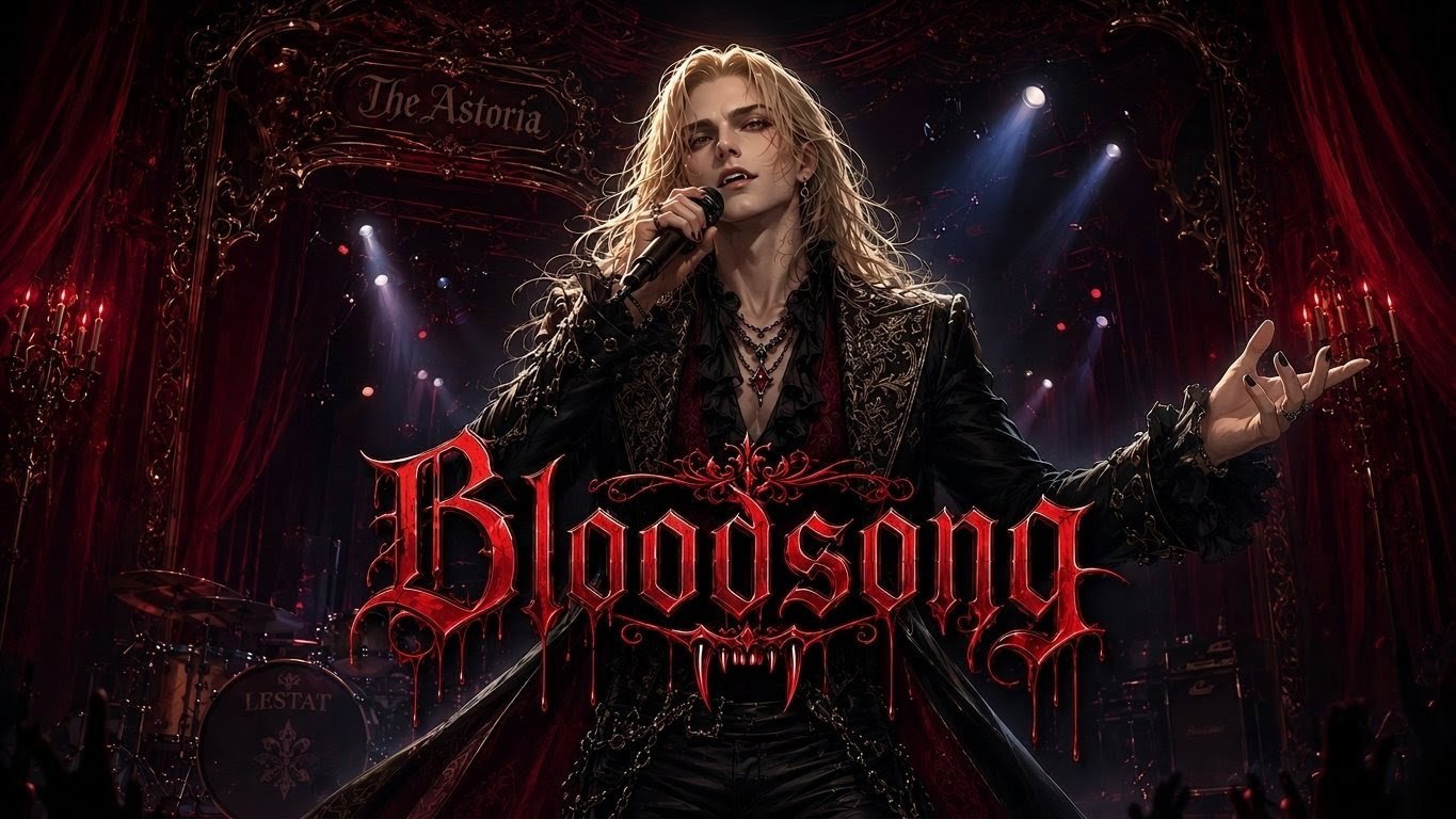 Cover art for Bloodsong, a vampire scenario on AI Dungeon