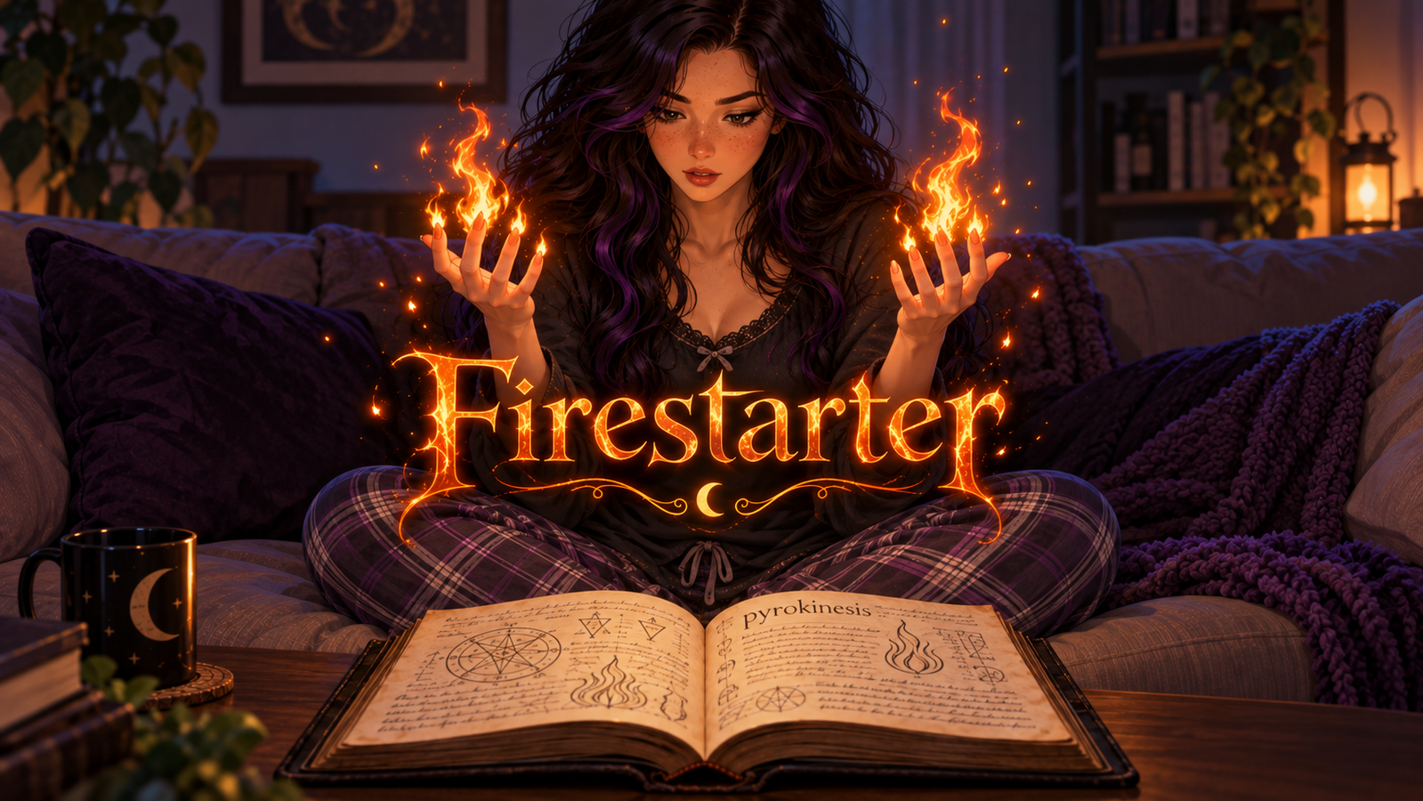 Cover art for Firestarter, a psychic scenario on AI Dungeon