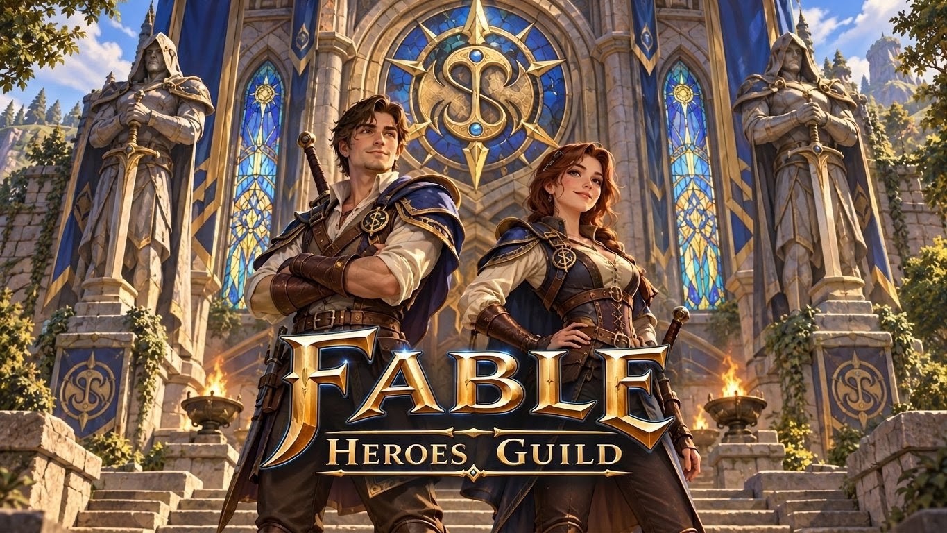 Cover art for Fable: Heroes Guild, a fable scenario on AI Dungeon