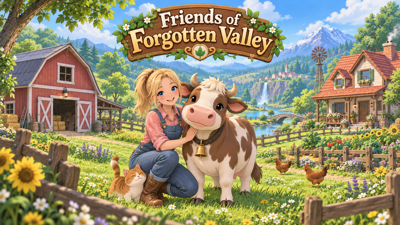 Cover art for Friends of Forgotten Valley, a slice of life scenario on AI Dungeon