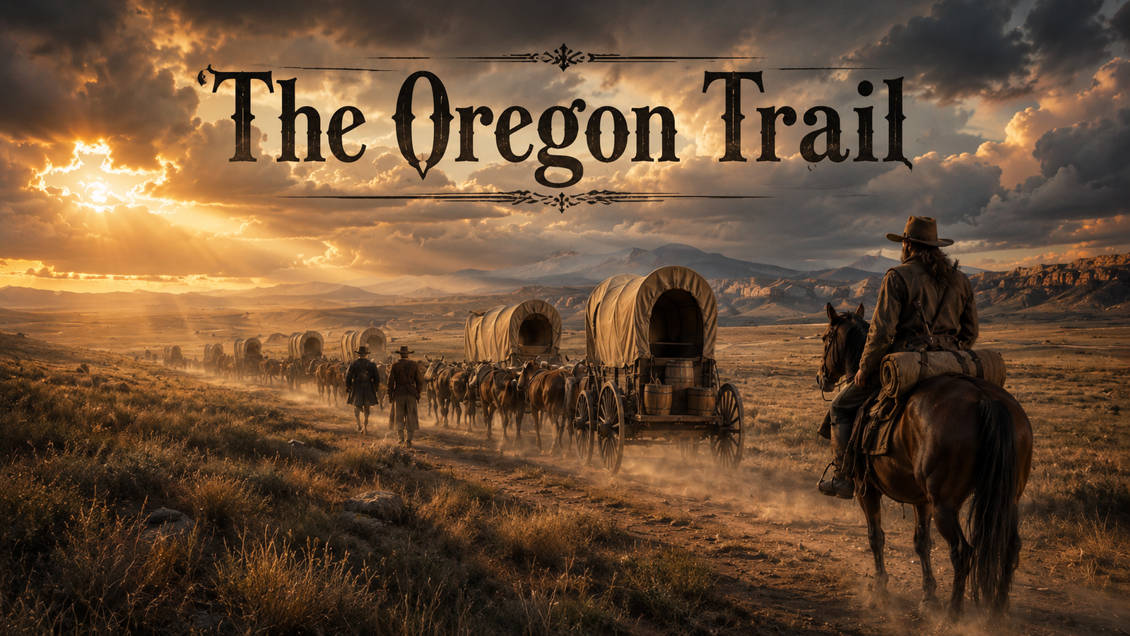 Cover art for Westward: The Oregon Trail, an oregon trail world on Voyage
