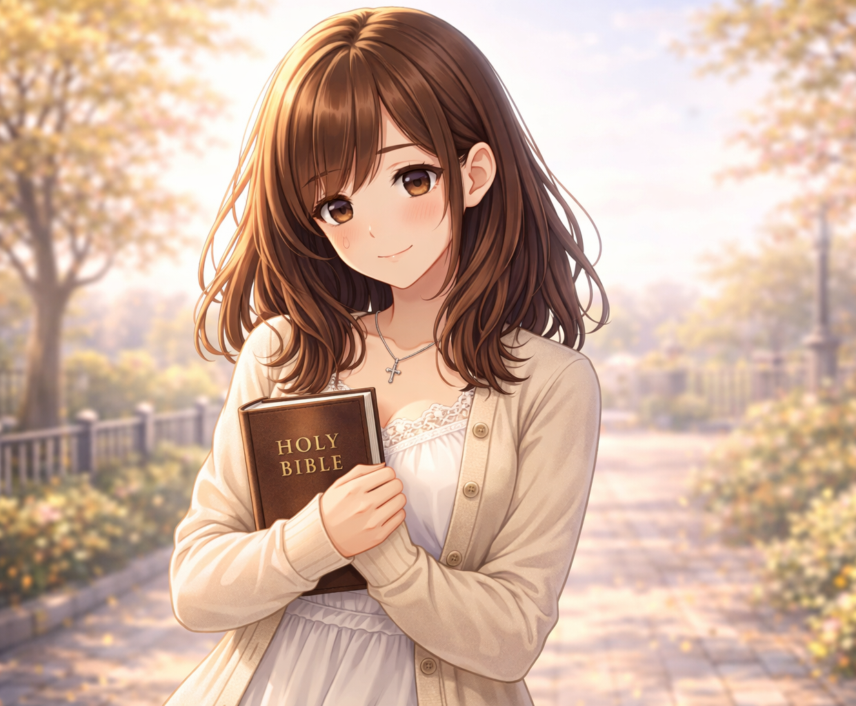 Cover art for Emily's bible study, a study scenario on AI Dungeon