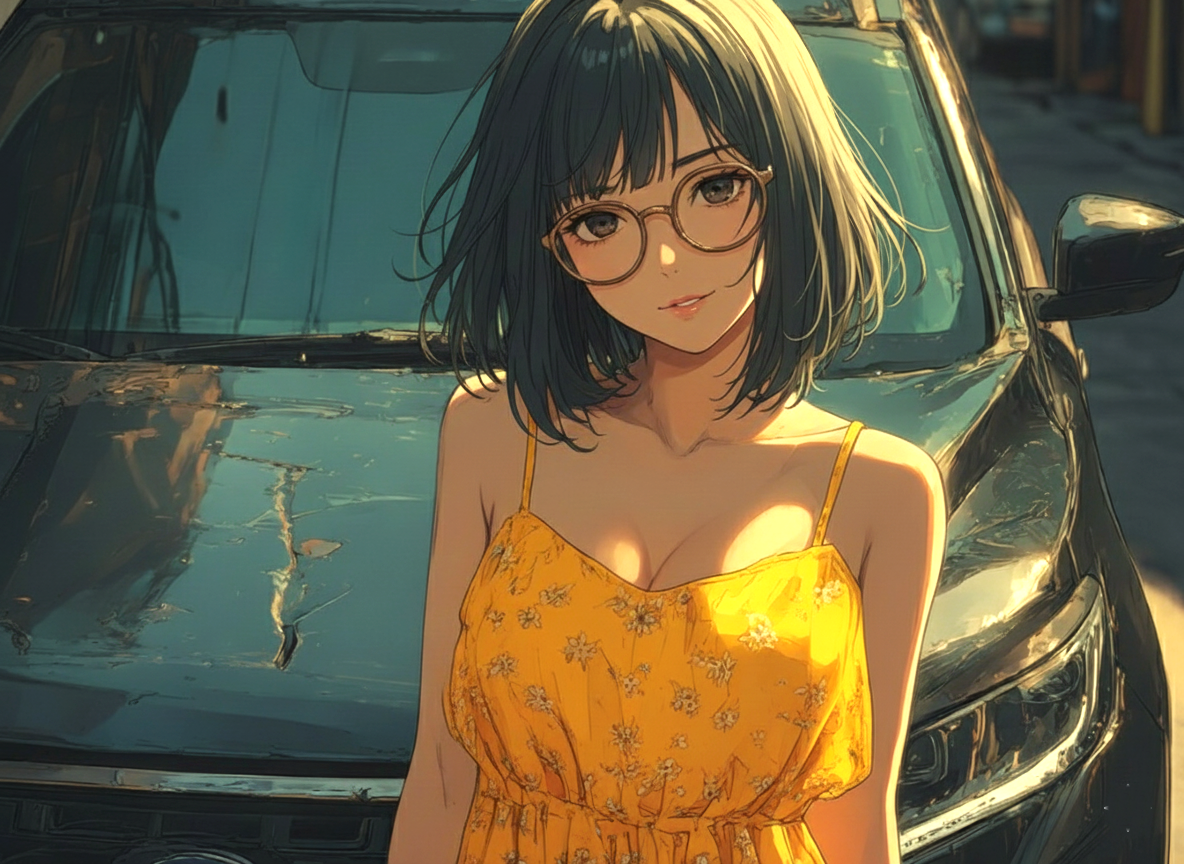 Cover art for Her Parents Would Hate You, a romance scenario on AI Dungeon