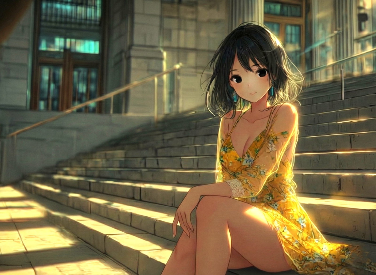 Cover art for You Kissed Her and More, a romance scenario on AI Dungeon