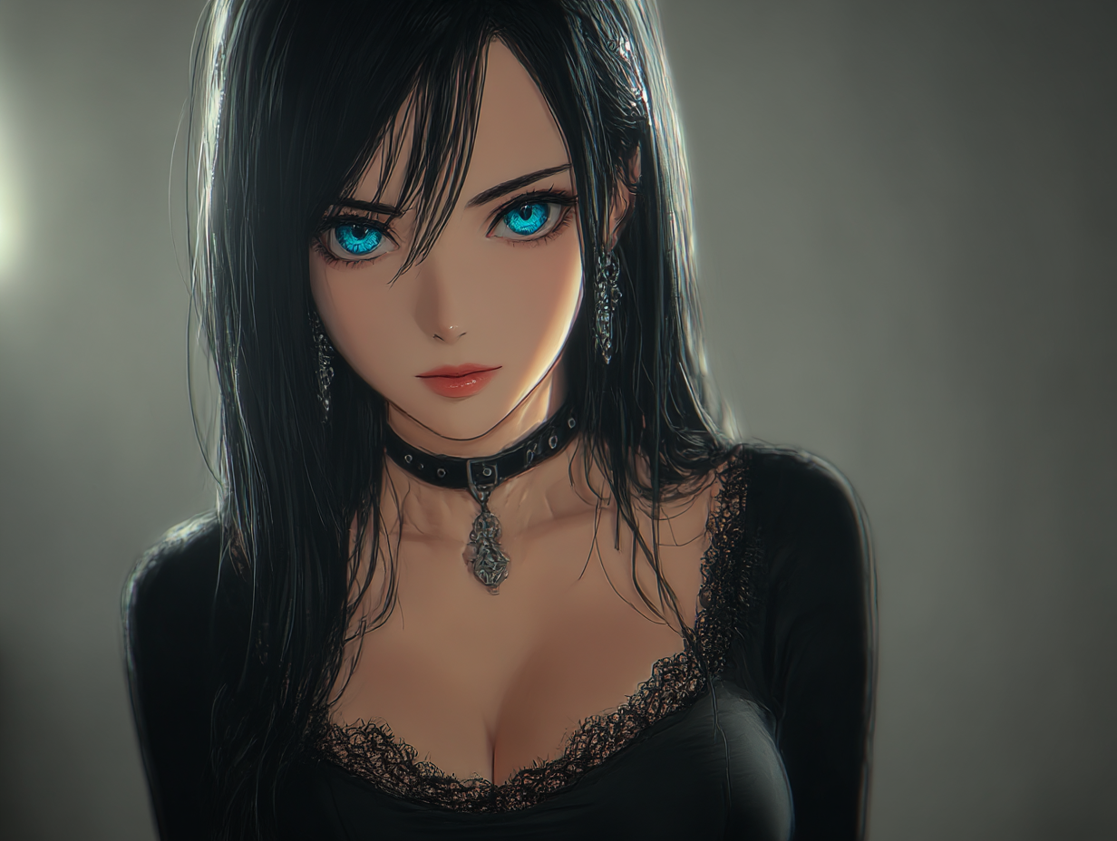 Cover art for Ginny Goes Goth, a romance scenario on AI Dungeon