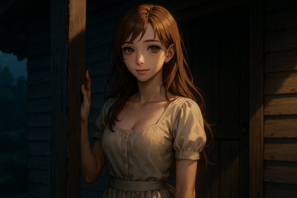 Cover art for The Widow Mrs. Harlan, a horror scenario on AI Dungeon