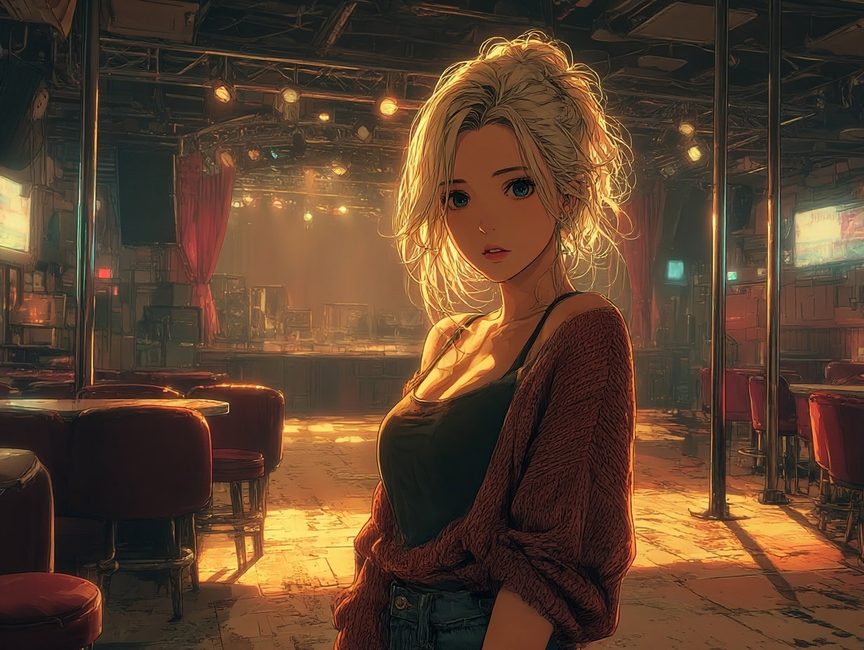 Cover art for Inheriting a Strip Club in a Small Town, a romance scenario on AI Dungeon