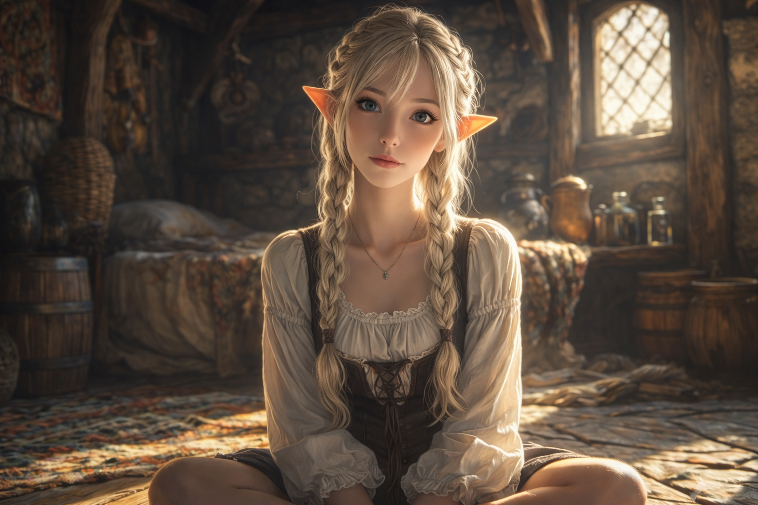 Cover art for Your House in Fraerie, a fairytale scenario on AI Dungeon