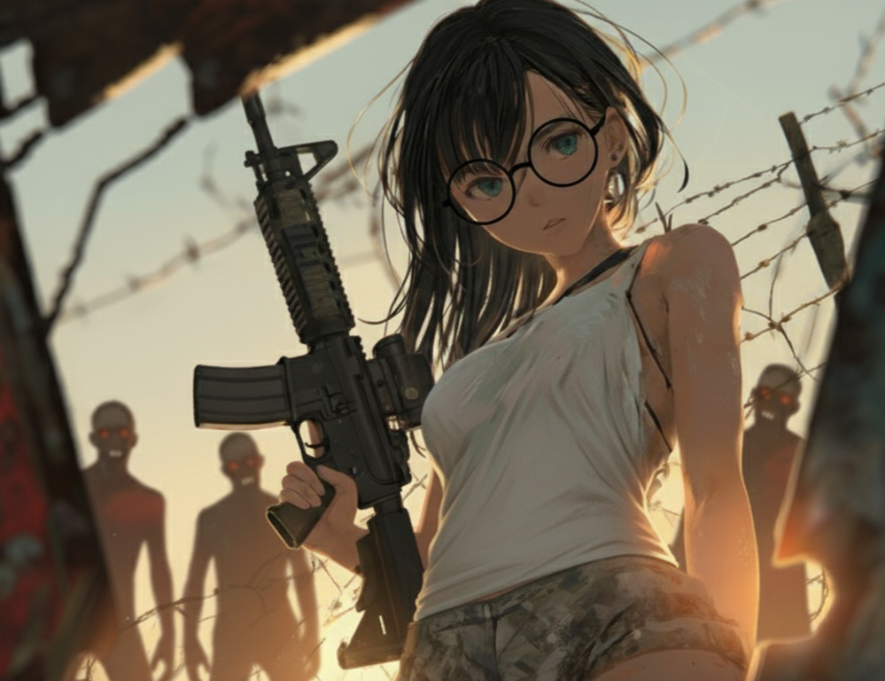 Cover art for Hate Your Blood and Guts, a zombie scenario on AI Dungeon