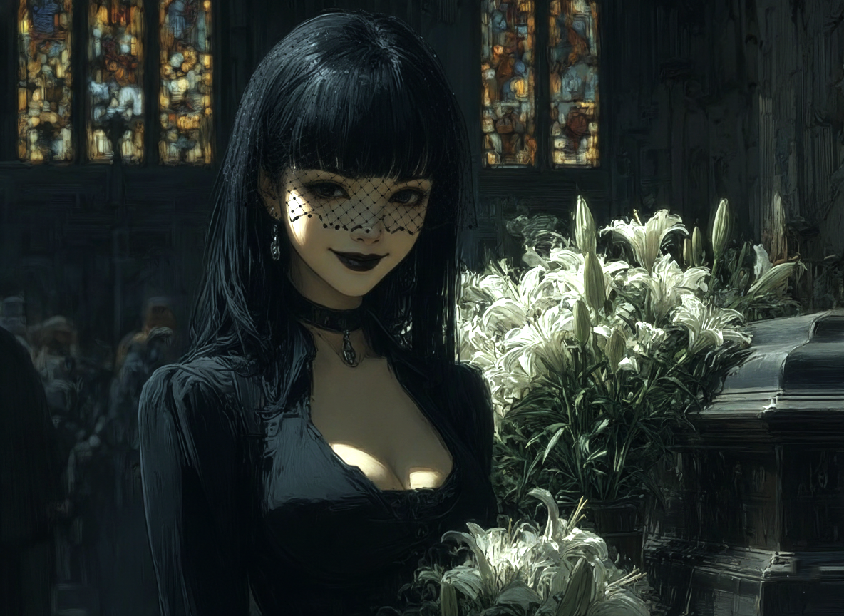 Cover art for Drop Dead Gorgeous, a romance scenario on AI Dungeon