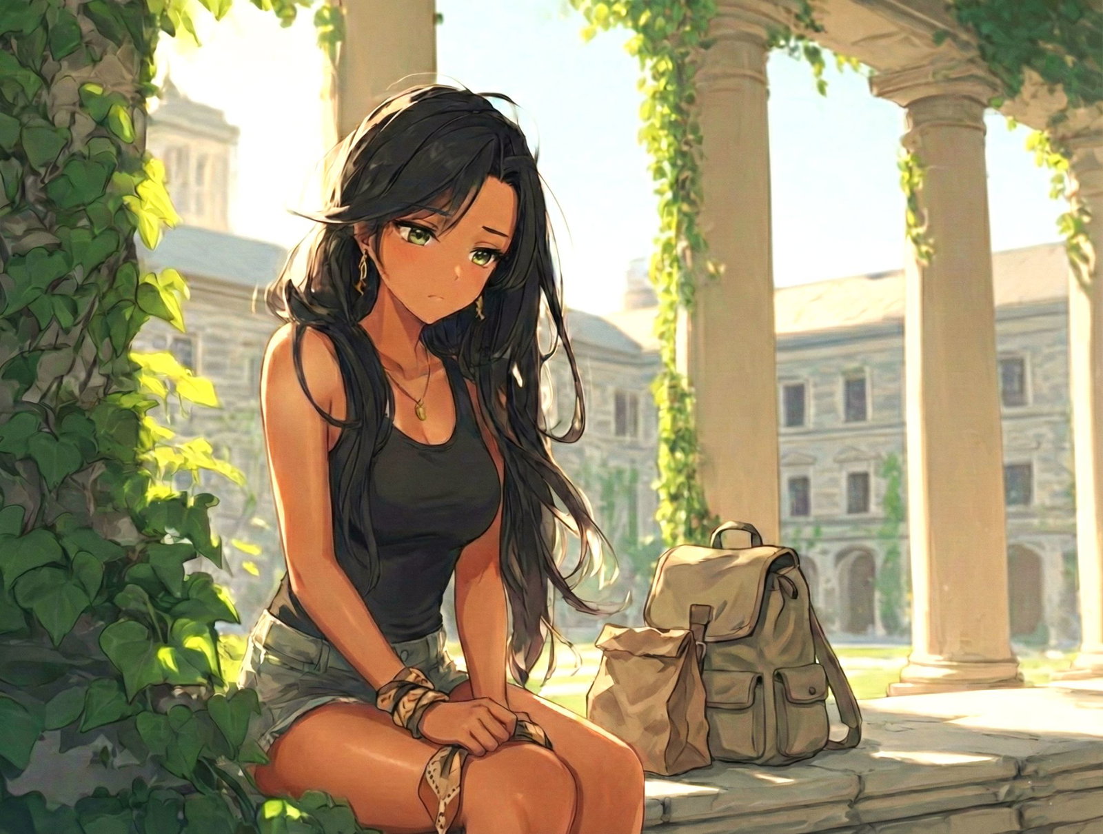 Cover art for Girlfriend Ghosted You, a romance scenario on AI Dungeon