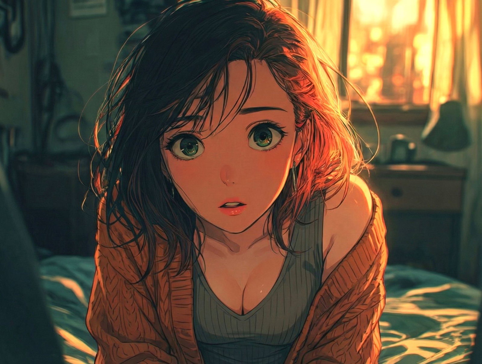 Cover art for The Troubles Between Us, a romance scenario on AI Dungeon
