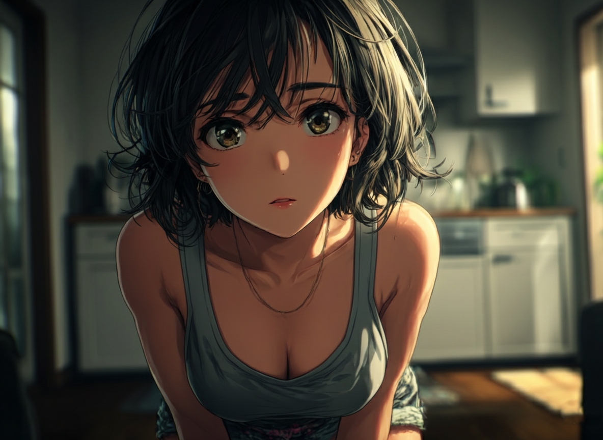 Cover art for Tina's Tired of Your Shit, a romance scenario on AI Dungeon