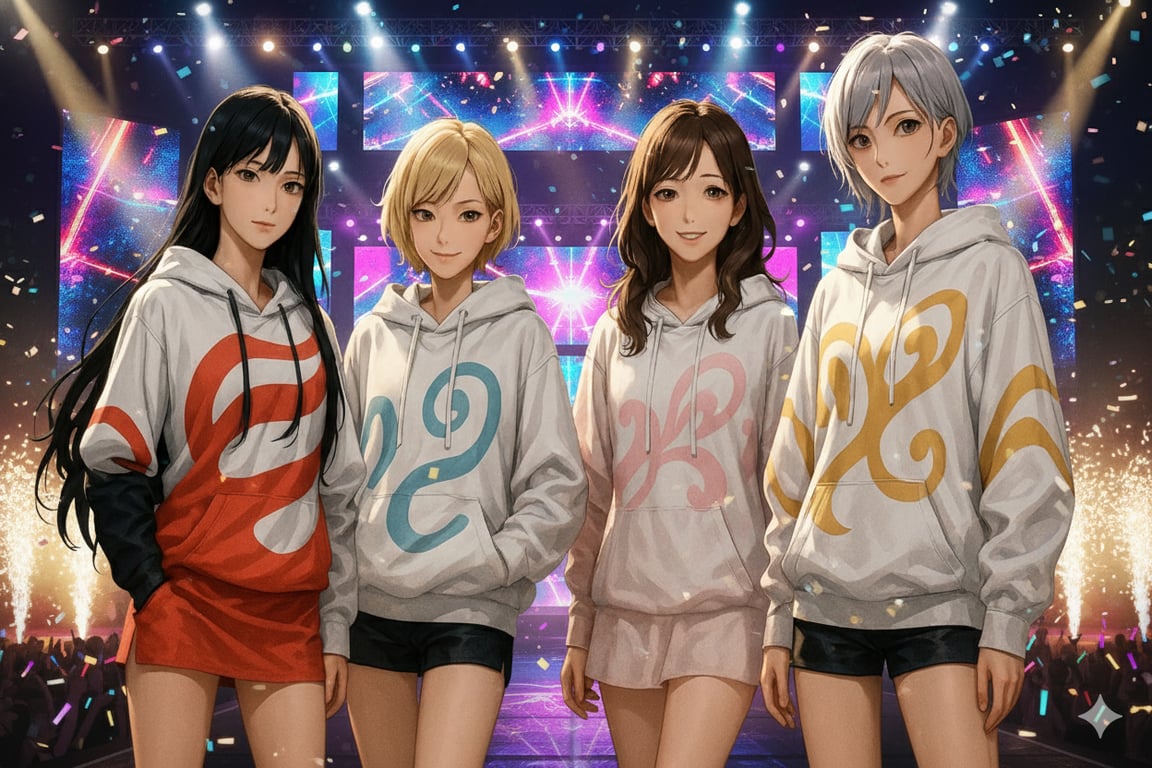 Cover art for K-Pop Girl Group - Management Sim, a sliceoflife scenario on AI Dungeon