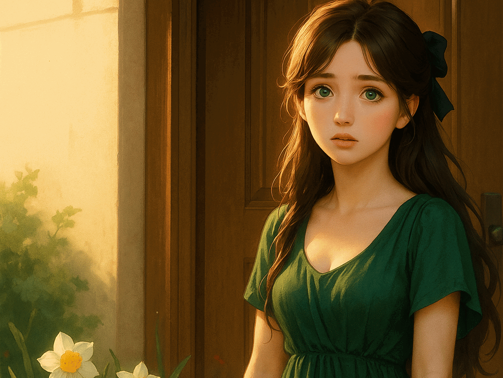 Cover art for Percy's Plea: The goddess Persephone shows up at your door, a romance scenario on AI Dungeon
