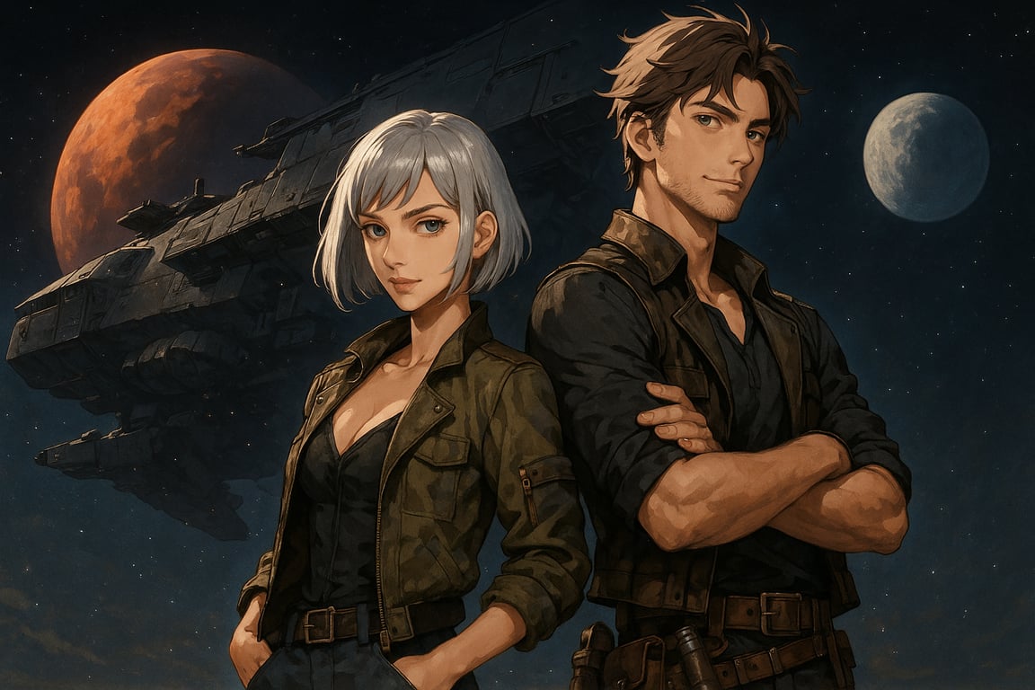 Cover art for Orcus Space Opera: Space Pirate Slice-of-Life, a s lice of life scenario on AI Dungeon