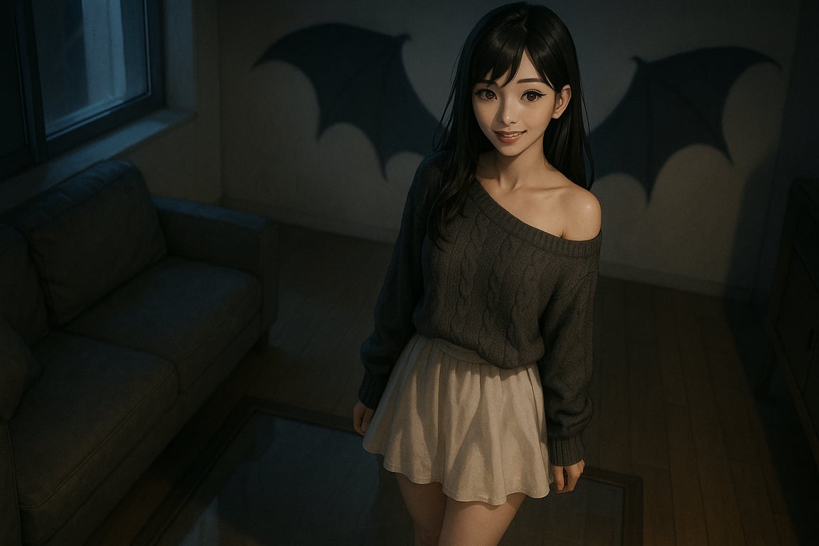 Cover art for You Only Know Half of Her, a monster scenario on AI Dungeon