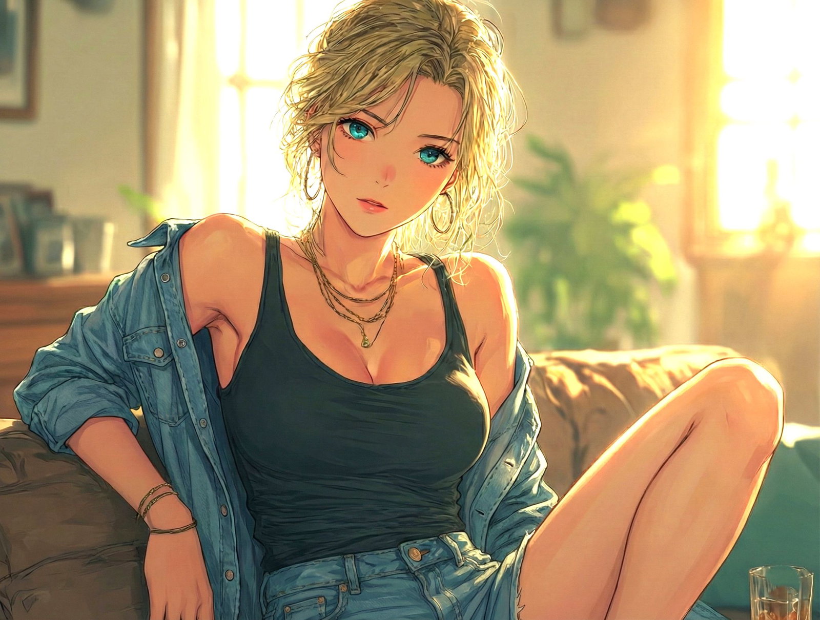 Cover art for Your Mom's Ex-Girl Friend, a romance scenario on AI Dungeon