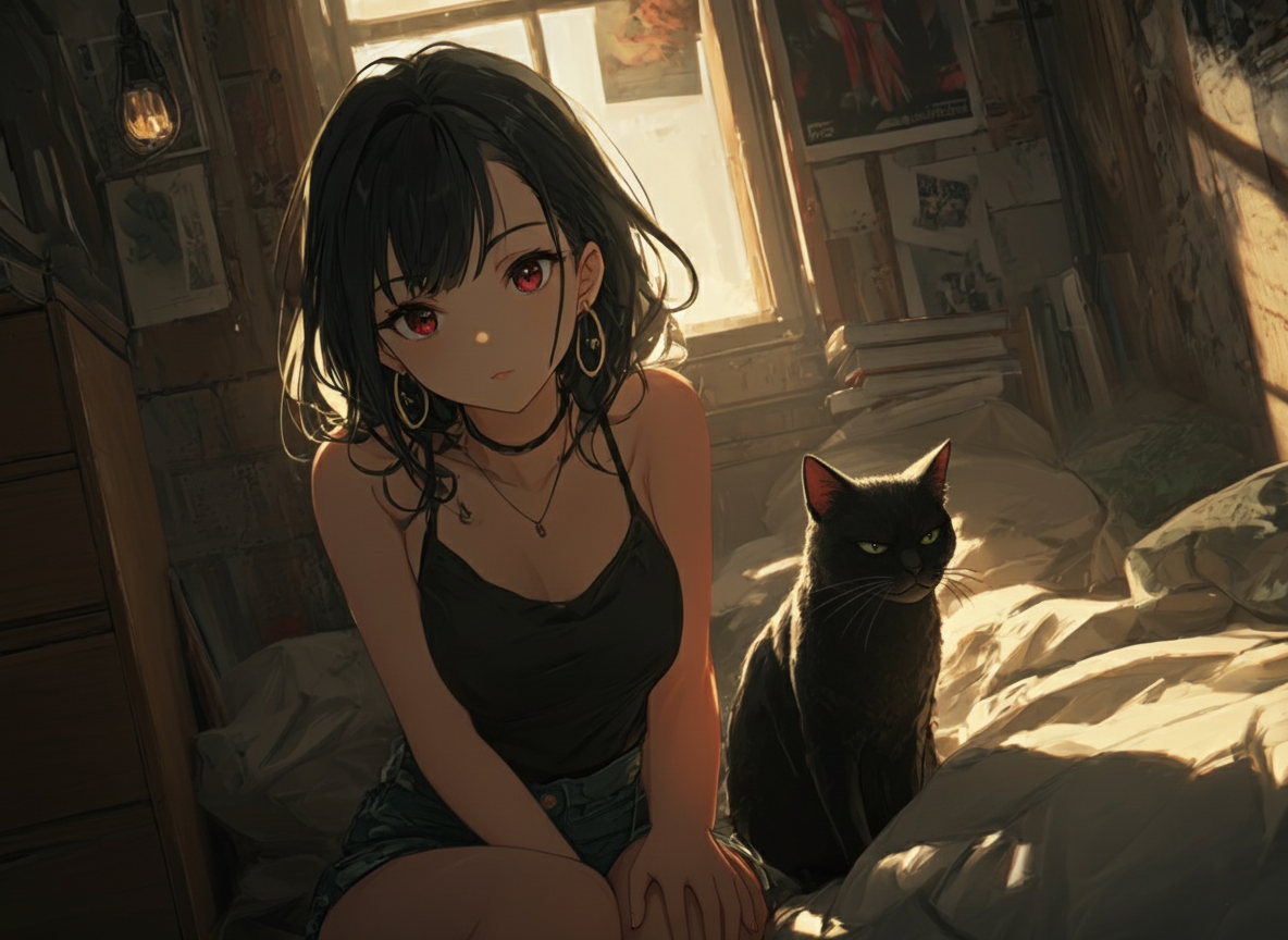 Cover art for You're... Familiar, a romance scenario on AI Dungeon
