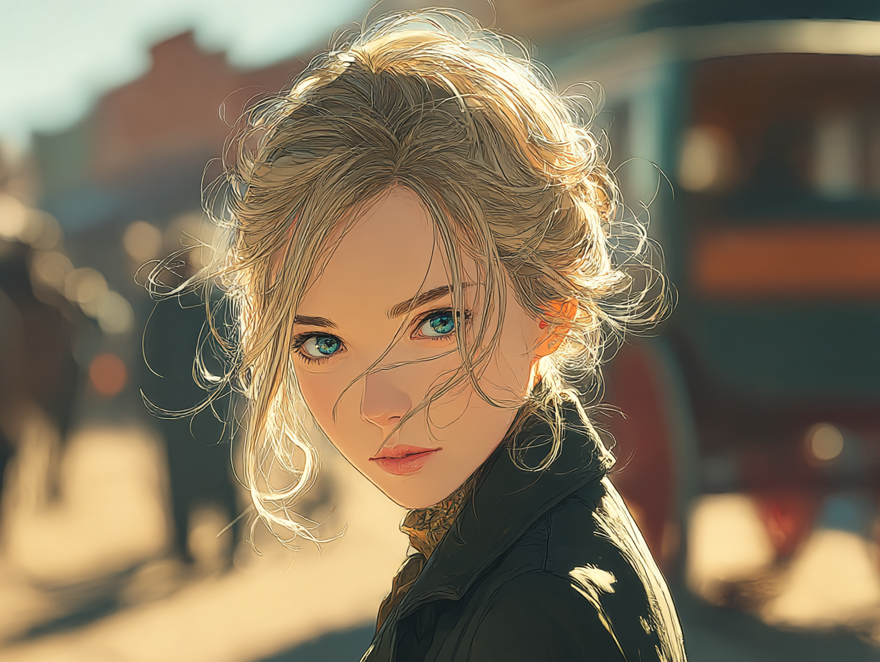 Cover art for Mad Maggie in the West, a romance scenario on AI Dungeon