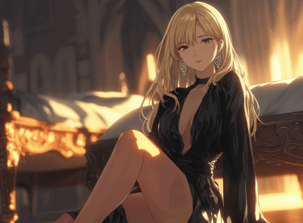 Cover art for Lips Trembling, Dripping Blood, a vampire scenario on AI Dungeon