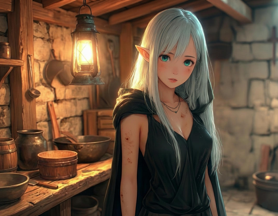 Cover art for All She Has Left, a medieval scenario on AI Dungeon
