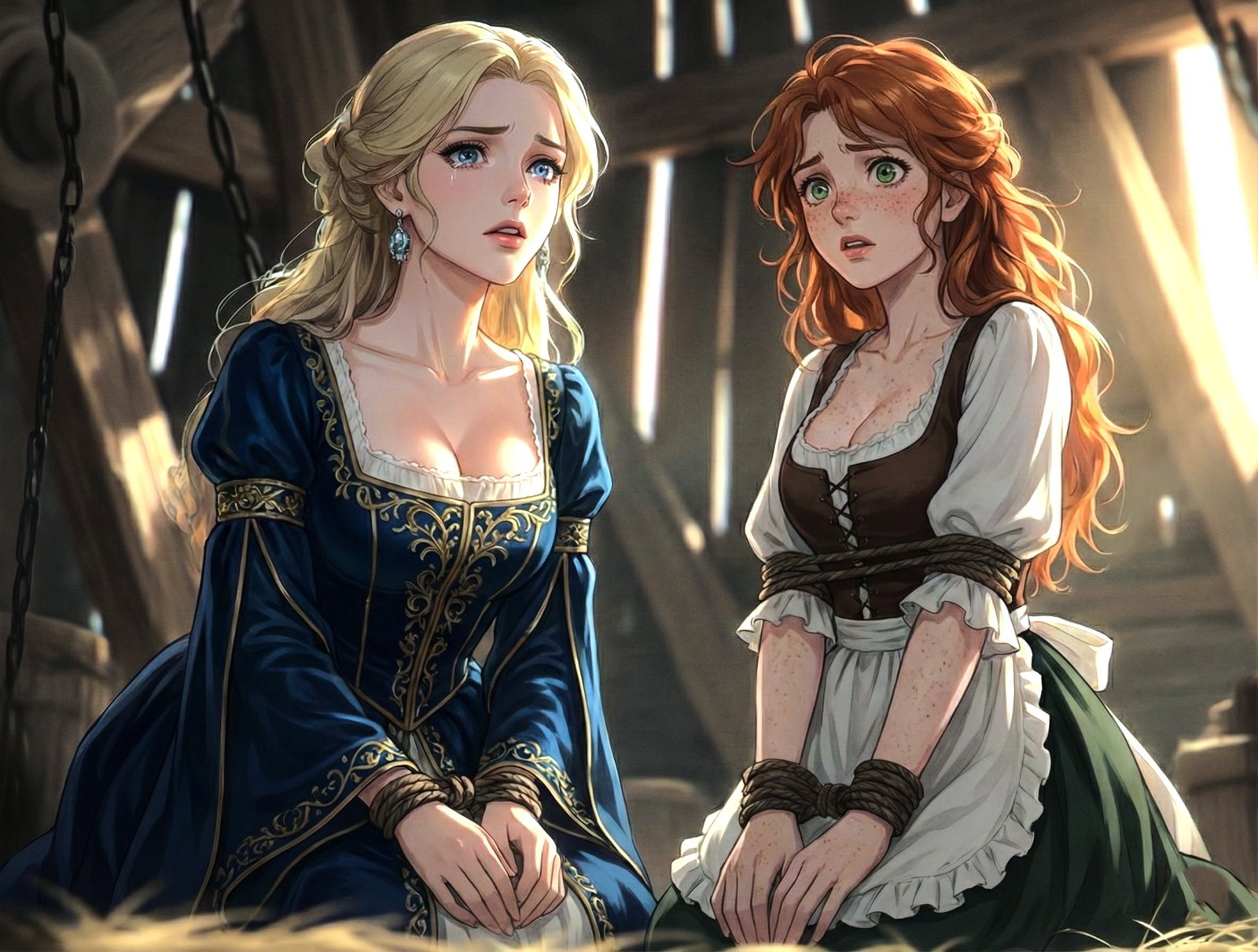 Cover art for Some People Need Killing, Some Saving, a romance scenario on AI Dungeon