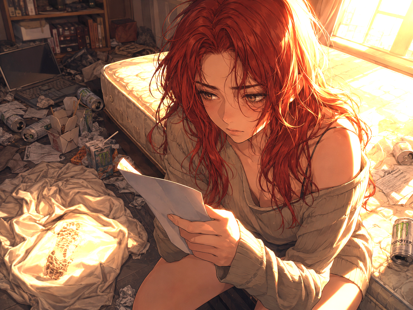 Cover art for Depression Room, a romance scenario on AI Dungeon