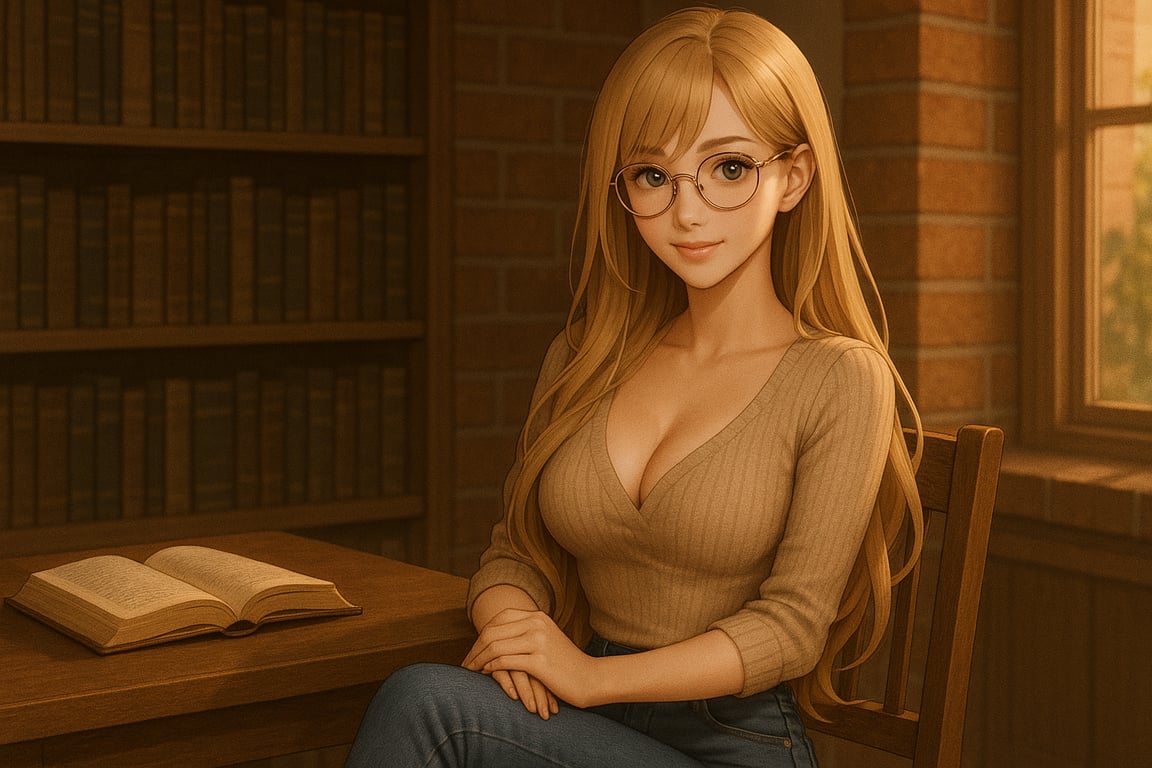 Cover art for Your Late Freshman Year (Keena's Story), a romance scenario on AI Dungeon