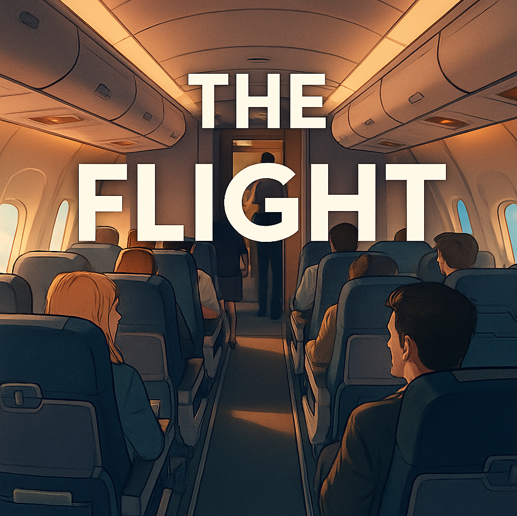 Cover art for The Flight, an aeroplane scenario on AI Dungeon