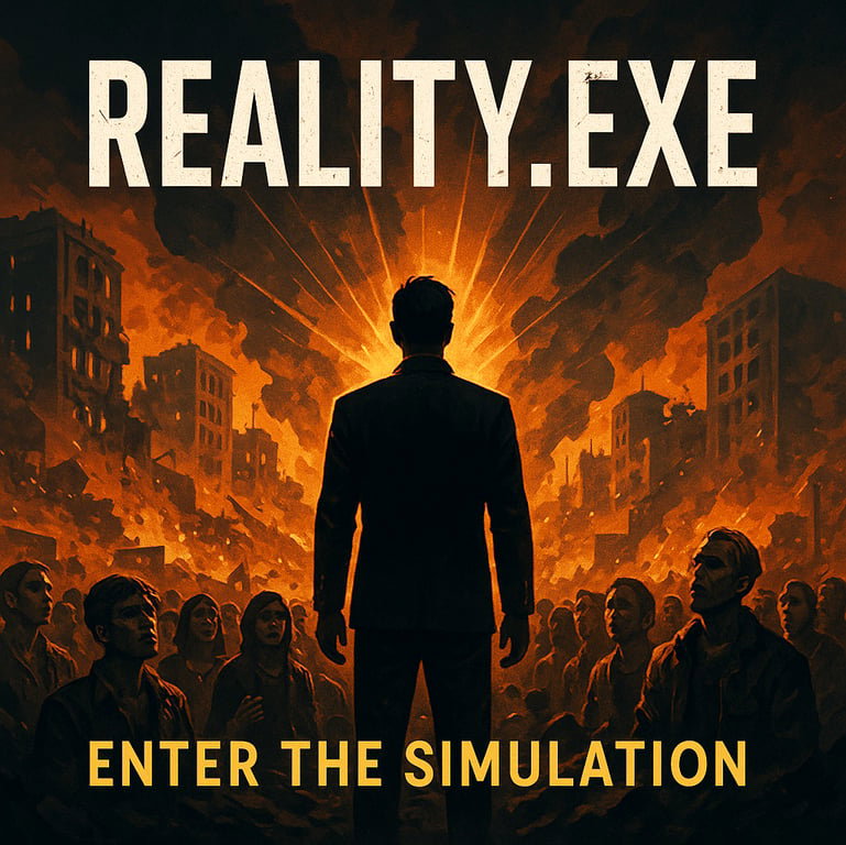 Cover art for Reality.exe, a simulation scenario on AI Dungeon