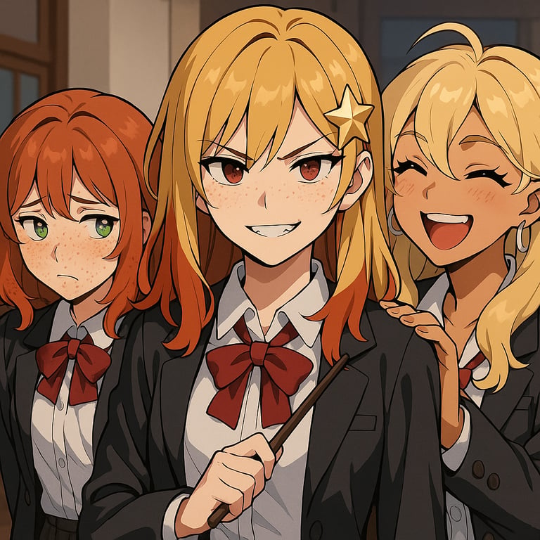 Cover art for You rule the school, an academy scenario on AI Dungeon