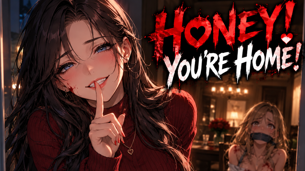 Cover art for Honey, your home!, a horror scenario on AI Dungeon