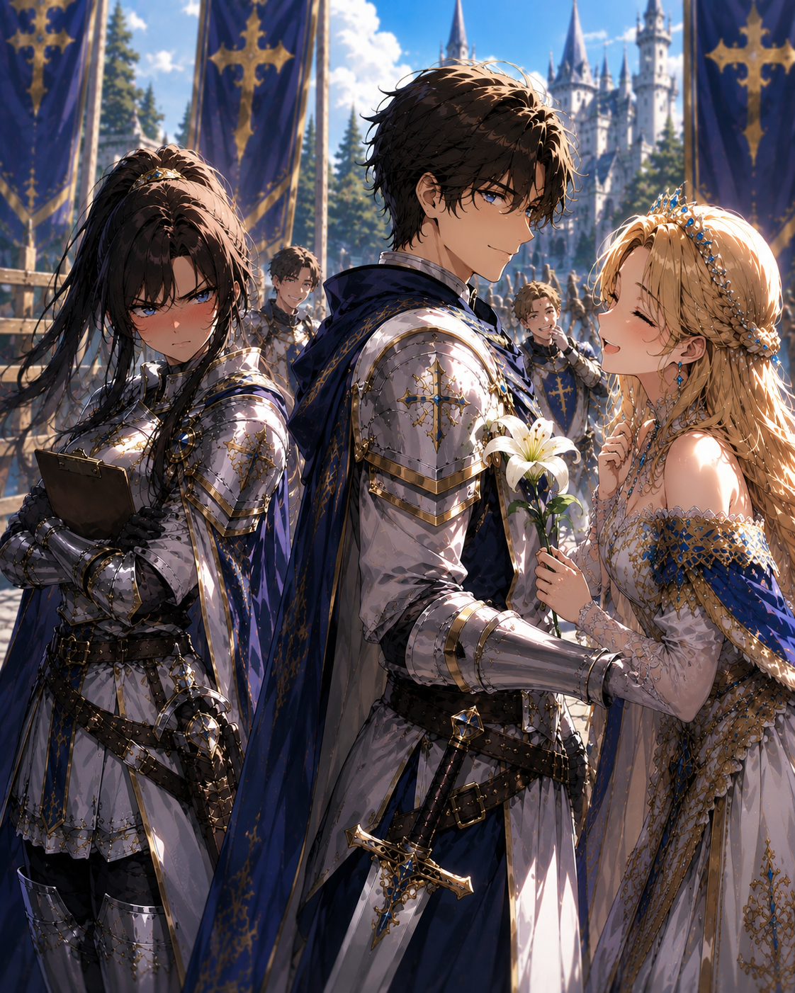 Cover art for Sacred Temptation, a slow burn scenario on AI Dungeon