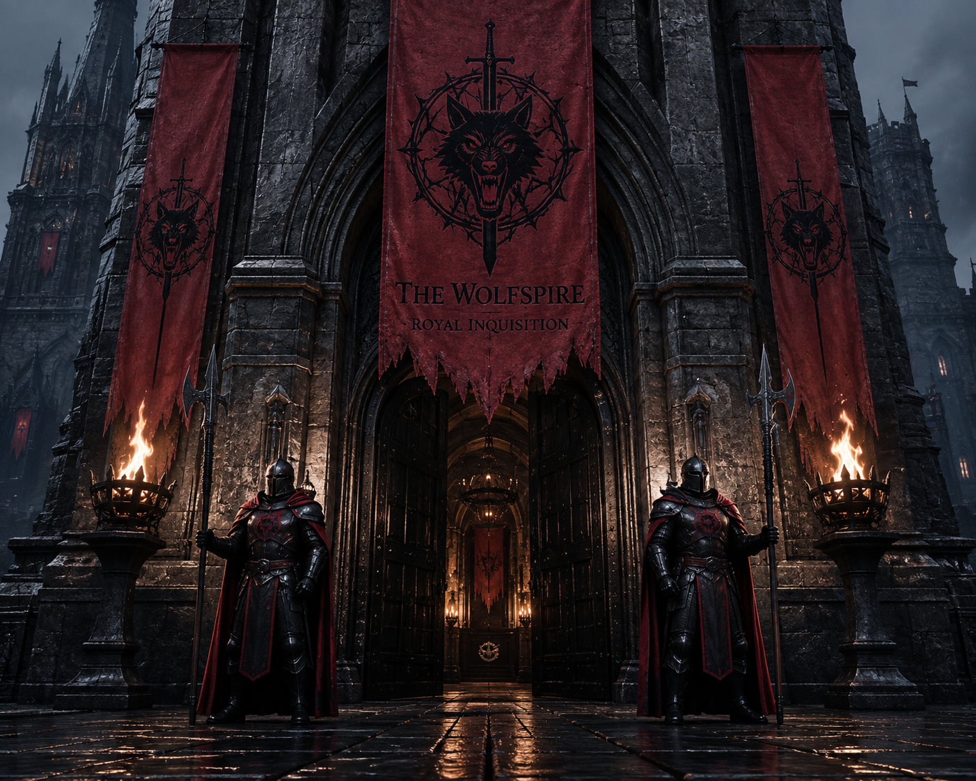 Cover art for The Grand Inquisitor, a mystery scenario on AI Dungeon