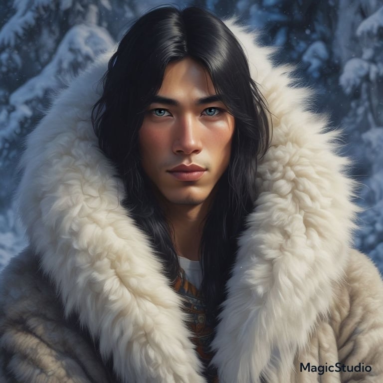 Cover art for Frozen Fangs!, a fantasy scenario on AI Dungeon