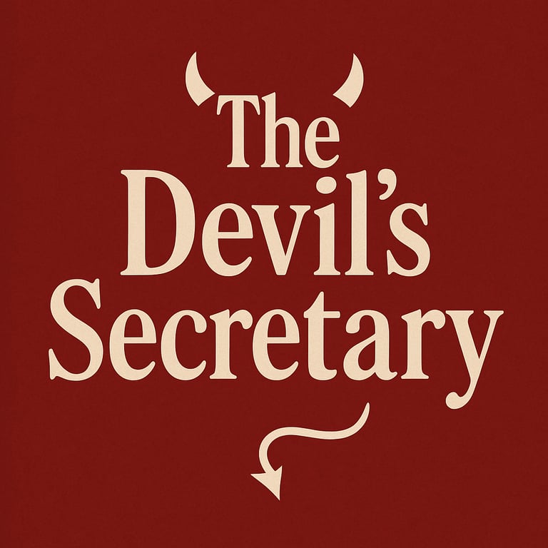 Cover art for The Devil’s Secretary , a savehusbandos scenario on AI Dungeon