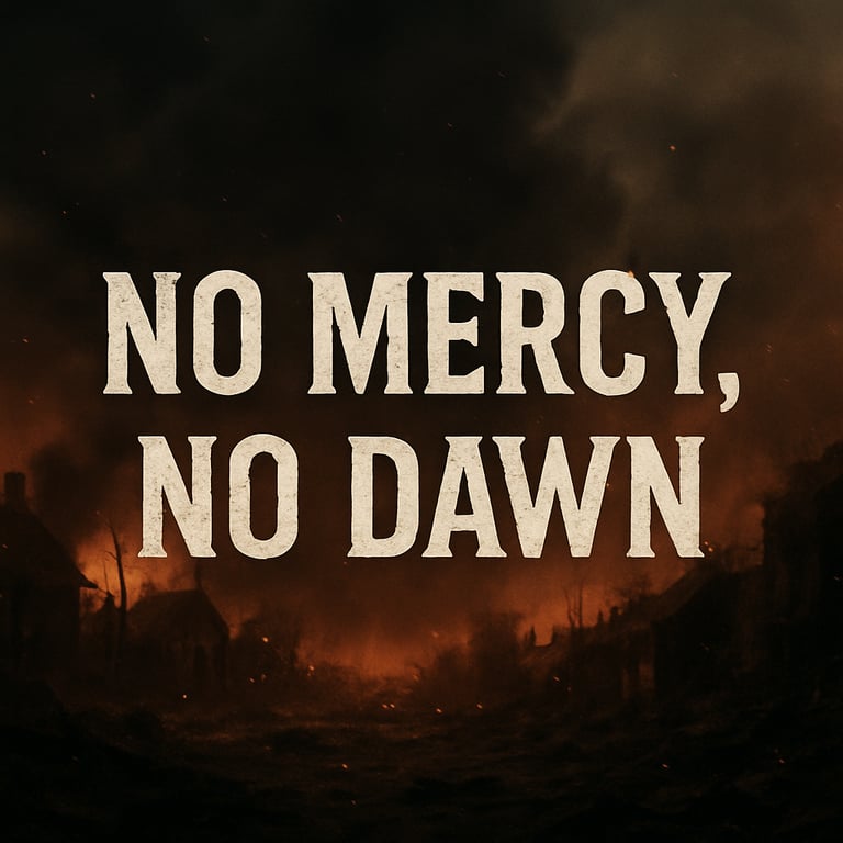 Cover art for No Mercy, No Dawn , a savehusbandos scenario on AI Dungeon